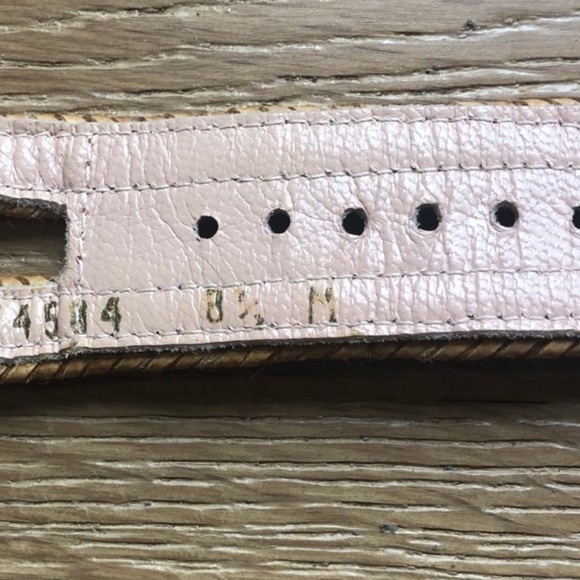 STUART WEITZMAN Rein Braided Tan Wedge Sandalssz 8.5 price firm! - Picture 9 of 11